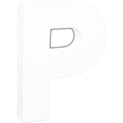 Letter 12cm, P-/ St.