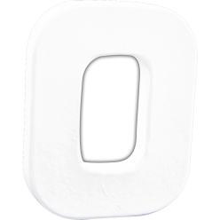 Letter 12cm, O-/ St.