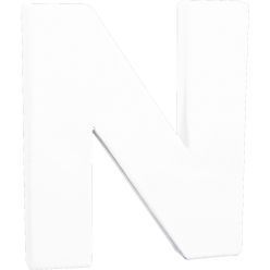 Letter 12cm, N-/ St.