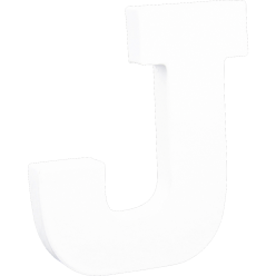 Small Letter 'J' 12cm/ Pc.