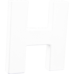 Letter 12cm, H-/ St.