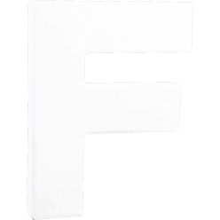 Petite lettre F 12cm/ Pce