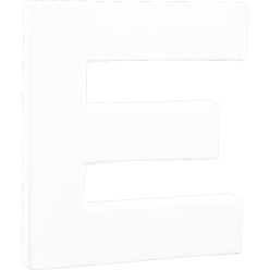 Small Letter 'E' 12cm/ Pc.