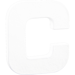 Letter 12cm, C-/ St.