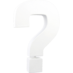 Symbol '?' 20.5cm/ Pc.