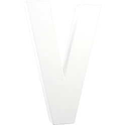 Letter 20,5cm, V-/ St.