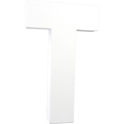 Lettre T 20,5cm/ Pce