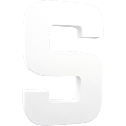 Lettre S 20,5cm/ Pce