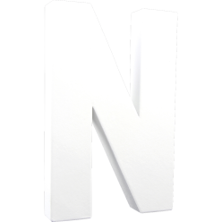 Letter 'N' 20.5cm/ Pc.