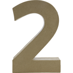 Chiffre 2 fantaisie-/ Pc.