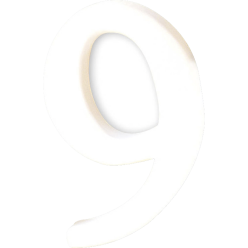 Petit chiffre 9 12cm/ Pce