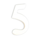 Klein cijfer 12cm 5-/ St.
