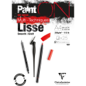 PaintON Lisse bloc collé 25F A4 250g/ Pce