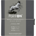 PaintON Gris carnet cousu 32F 14x14cm 250g/ Pce