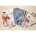 Clairefontaine Paint'On Glued Pads A4 Assorted 24 Sheets 250g/ Pc.