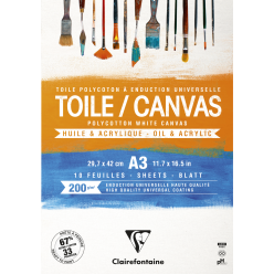 Blok Cosmos Canvas wit A3...