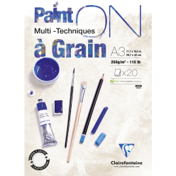Paint'ON à grain bloc collé...