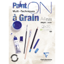 Clairefontaine Paint'On Glued Pads with Grain A4 20 Sheets 250g/ Pc.