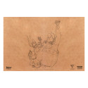 Ast3 Crayonnés Kraft- desk blotter 60x40/ Pc.