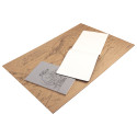 Ast3 Crayonnés Kraft- desk blotter 60x40/ Pc.