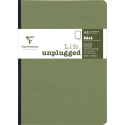 Clairefontaine Age Bag, Clothbound Notebook, A5, 96 Sheets, Plain/ Pc.