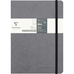 Age Bag, My.Essential 14,8x21cm Thread-Bound Notebook, 96 Sheets, DOT Grid, Black, Ivory 90g Paper/ Pc.