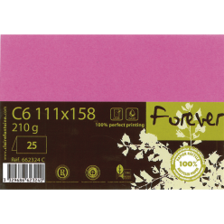 Carte pliée 111x158 FOREVER 210g pqt 25/ Pce