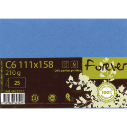 Carte pliée 111x158 FOREVER 210g pqt 25/ Pce