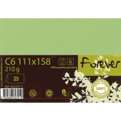 Carte pliée 111x158 FOREVER 210g pqt 25/ Pce