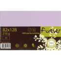 *82X128 CARTE FOREVE-R LILAS 210G PAR 25/ Pc.