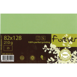 *82X128 CARTE FOREVE-R VERT...