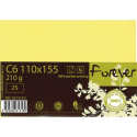 *110X155 CARTE FOREV-ER CITRON 210G /25/ Pc.