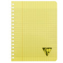 Cahier reliure intégrale Linicolor FRESH 17x22cm 100 pages grands carreaux couverture plastique polypropyène rainuré Couleur alé