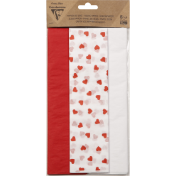 Zijdepapier bedrukt, 6bl,...