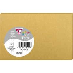 Paquet de 5 cartes simples...