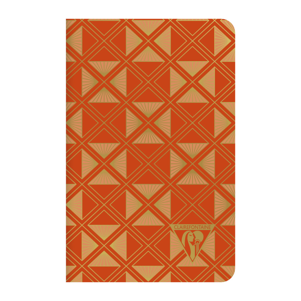 Carnet cousu Clairefontaine Gaia fil 9x14 cm 96 pages lignées - Carnets