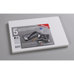 Foam Board PK 5 vel  3mm A4...