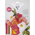 KIT CRÉPON, Bouquet de fleurs 20,5x1,5x30cm/ Pce