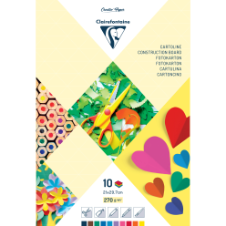 PAPIER COULEUR, Bloc de 10...