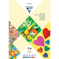 PAPIER COULEUR, Bloc de 10...