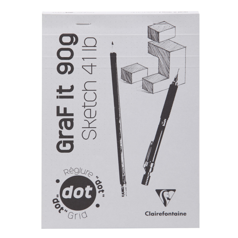 Graf It White Dot Grid Pad 80g, A5/ Pc.
