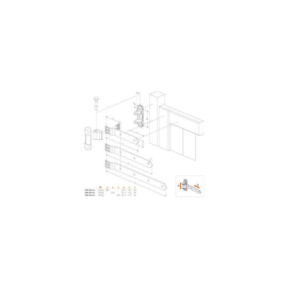 Rallonge Portail Safety 1st 7cm - Pour Portail Bois Essential - Extension Barrière Escalier Enfant