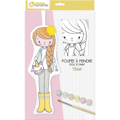 Poupée à peindre, Chloé/ Pce