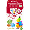 Doos Super Softy 100g, Rood-/ St.