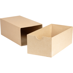 Rectangular box with drawer...