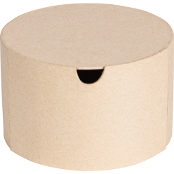 Boîte ronde avec tiroir 16x16x10 cm/ Pce