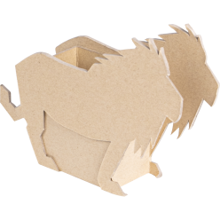 Lion pencil pot 20x5x14cm/ Pc.