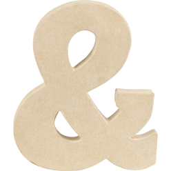 Lettre &amp; kraft 20cm/ Pce