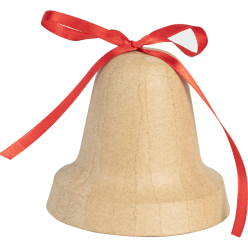 Klok met lint 10x10x9cm-/ St.