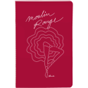 Moulin Rouge, Carnet cousu fil 11x17 cm, 64 pages, ligné, ass./ Pce